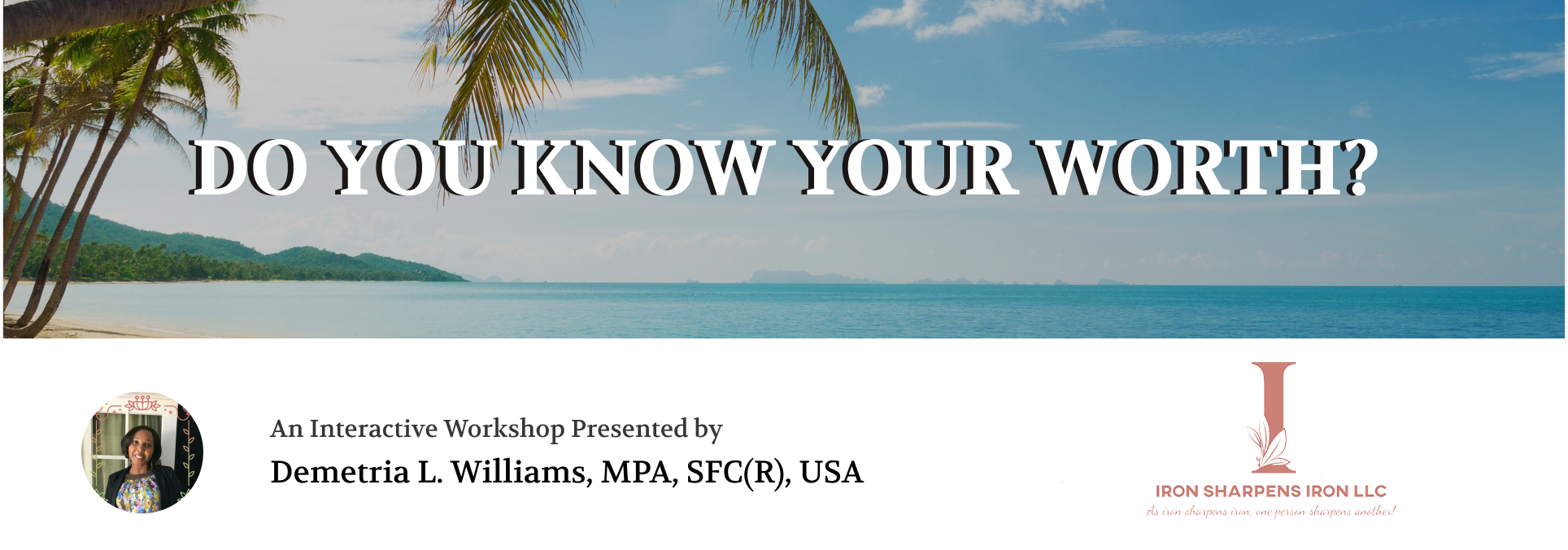 Do You Know Your Worth Banner